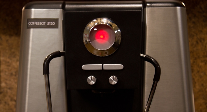 Meg the artifically intelligent Coffee Machine