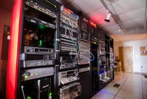 Photo of Moonshine's Machine Room - Moonshine Studios on the Beltline in Atlanta old 4th ward, aka Beltline Studios, has in addition to its Sound Stage, a Producer's Room, Green Room, Private Entrance, Gated and Secure Parking, Private Bathrooms, Showers, and Cantina for Catering Space