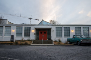 Photo of main entrance at Moonshine Post Production in Atlanta Georgia - Services include Offline and Online Editing, Color Finishing, Dailies, and Sound Mastering