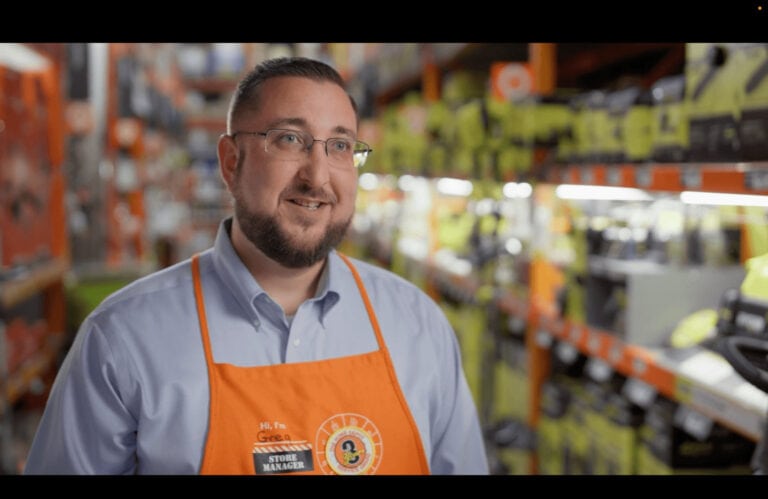 Home Depot store manager interview in store