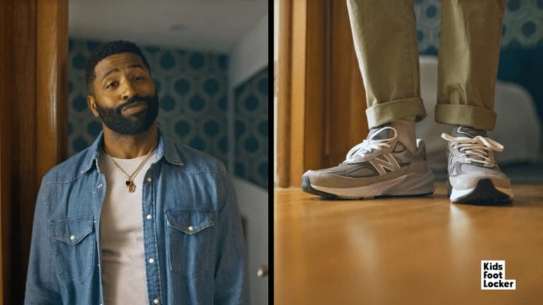 Man's sneakers colored by Moonshine for Foot Locker